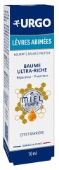 Urgo L&egrave;vres Ab&icirc;m&eacute;es Baume Ultra-Riche Effet Barri&egrave;re 10 ml