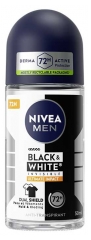 Nivea Men Black & White D&eacute;odorant 72H Anti-Transpirant Ultimate Impact Roll-On 50 ml