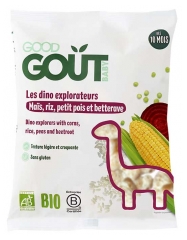 Good Go&ucirc;t Les Dino Explorateurs Riz Ma&iuml;s Petits Pois et Betterave Bio 35 g