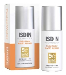 Isdin Fotoprotector Fusion Water Magic Repair Cr&egrave;me Solaire Haute Protection SPF50 50 ml