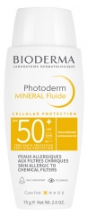 Bioderma Photoderm Mineral Fluide SPF50+ Peaux Allergiques aux Filtres Chimiques 75 g
