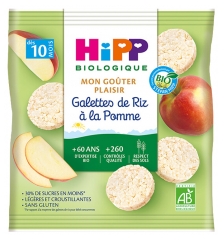 Hipp Galettes de Riz &agrave; la Pomme Sachet 30 g D&egrave;s 10 Mois