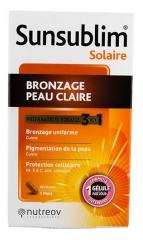 Nutreov Sunsublim Bronzage Peau Claire 1 Mois 28 G&eacute;lules