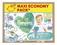 Pampers Harmonie T3 Maxi Pack 96 Couches 13 kg et +