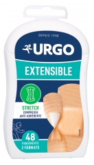 Urgo Protection Pansements Extensibles - Prot&egrave;ge Vos Blessures Superficielles - 48 Pansements