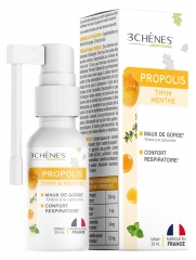 Les 3 Ch&ecirc;nes Propolis Spray Gorge Thym Menthe 25 ml