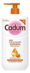 Cadum Cr&egrave;me Lavante Surgras Miel de Fleurs Peaux S&egrave;ches &agrave; Tr&egrave;s S&egrave;ches 1 L