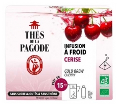 Th&eacute;s de la Pagode Infusion Glac&eacute;e Cerise Bio 6 Sachets de 7g