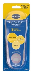 Scholl Semelles Tri-Comfort Easy-to-Fit Homme Pointures 40 - 47.5 1 Paire