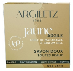 Savon doux &agrave; l'argile jaune 100 g