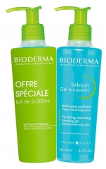 Gel Nettoyant Purifiant Sebium - Lot de 2 x 200 ml
