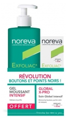 Noreva Exfoliac Global Xpress - Soin Global Intensif 25 ml + Gel Moussant Intensif 350 ml