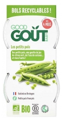 Pur&eacute;e de Petits Pois pour B&eacute;b&eacute; d&egrave;s 4 Mois - Lot de 2 Pots Bio