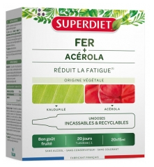 Relais Fer Naturel + Vitamine C en Ampoules - 20 doses