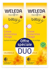 Cr&egrave;me Visage B&eacute;b&eacute; au Calendula Lot de 2 x 50 ml