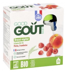 Good Go&ucirc;t Brass&eacute; V&eacute;g&eacute;tal &agrave; Base de Millet Banane Vanille D&egrave;s 6 Mois Bio 4 Gourdes de 85 g