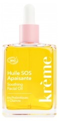 Kr&egrave;me Huile SOS Apaisante Visage Bio 30 ml