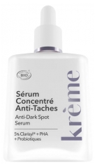 Kr&egrave;me S&eacute;rum Concentr&eacute; Anti-Taches Visage Bio 30 ml