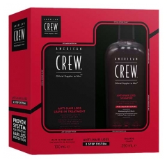 American Crew Shampoing Antui-Chute Cheveux 250 ml + Traitement Anti-Chute Cheveux 100 ml