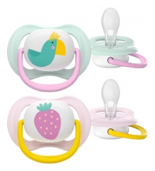 Avent Ultra Air Happy 2 Sucettes 0-6 Mois
