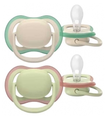 Avent Ultra Air Nature 2 Sucettes Unies 6-18 Mois