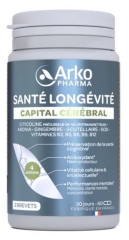 Arkopharma Sant&eacute; Long&eacute;vit&eacute; C&eacute;r&eacute;bral 60 G&eacute;lules