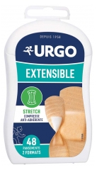 Urgo Protection Pansements Extensibles - Prot&egrave;ge Vos Blessures Superficielles - 48 Pansements