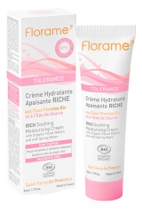Florame Tol&eacute;rance Cr&egrave;me Apaisante Hydratante Apaisante Riche Bio 50 ml