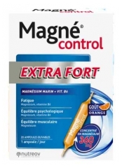 Nutreov Magn&eacute; Control Extra Fort 20 Jours 20 Ampoules
