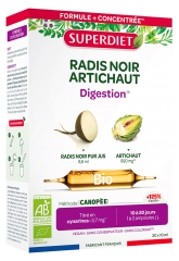 Superdiet Radis Noir Artichaut Bien-&Ecirc;tre du Foie Bio 20 Unit&eacute;s