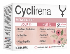 3C Pharma Cyclirena pour la M&eacute;nopause 60 G&eacute;lules