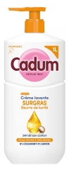 Cadum Cr&egrave;me Lavante Surgras Beurre de Karit&eacute; Peaux S&egrave;ches &agrave; Tr&egrave;s S&egrave;ches 1L