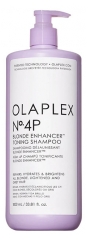 Olaplex N&deg;4P Blonde Enhancer Shampoing D&eacute;jaunissant 1 Litre