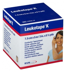 Essity Leukotape K Bande Adh&eacute;sive &Eacute;lastique 7.5 cm x 5 m