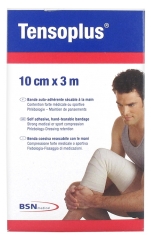Essity Tensoplus Bande Auto-Adh&eacute;rente S&eacute;cable &agrave; la Main 10 cm x 3 m