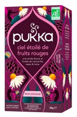 Pukka Infusion Ciel Etoil&eacute; de Fruits Rouges Bio 20 Sachets