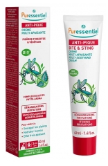 Puressentiel Cr&egrave;me Multi-Apaisante Anti-Pique Aux He et Hv Bio - 40 ml