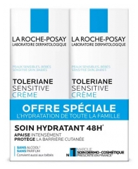 La Roche-Posay Tol&eacute;riane Sensitive Cr&egrave;me Peaux Sensibles Lot de 2 x 40 ml