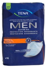 Tena Men Active Fit Protection Absorbante Niveau 3 16 Unit&eacute;s