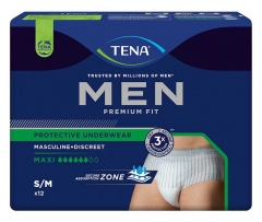 Tena Men Premium Fit Maxi &ndash; Taille S/m Sous-V&ecirc;tements Absorbants