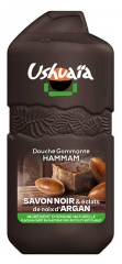 Ushua&iuml;a Ouche Gommante Hammam au Savon Noir et &Eacute;clats de Noix d'Argan 280 ml