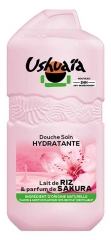 Ushua&iuml;a Douche Soin Hydratante au Lait de Riz et Parfum de Sakura 280 ml