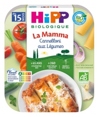 HiPP La Mamma Cannelloni aux L&eacute;gumes d&egrave;s 15 Mois Bio 250 g
