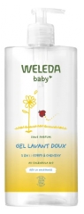 Weleda Baby Gel Lavant Doux au Calendula Corps et Cheveux Sans Parfum 750 ml