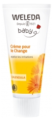 Weleda Baby Cr&egrave;me pour le Change Apaise les irritations Calendula 75 ml