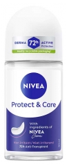 Nivea Protect & Care D&eacute;odorant Bille Anti‑Transpirant 72H 50 ml