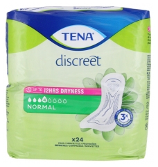 Tena Discreet Normal Serviettes Absorbantes 24 Unit&eacute;s