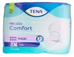 Tena ProSkin Comfort Maxi Protections Anatomiques 34 Unit&eacute;s