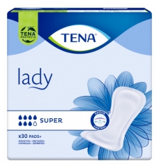 Tena Lady Super Serviettes Absorbantes 30 Unit&eacute;s