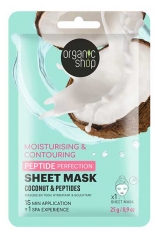 Organic Shop Peptide Perfection Masque en Tissu Hydratant & Sculptant 1 Unit&eacute;